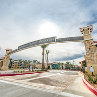 Arched entrance to the CBU campus