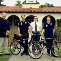 Campus safety officers at CBU, circa 1990's